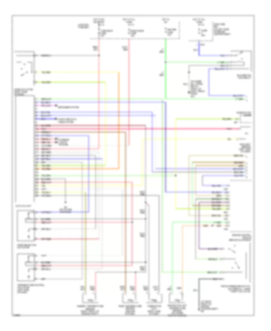 Automatic A C Wiring Diagram 1 of 2 for Suzuki Aerio S 2005