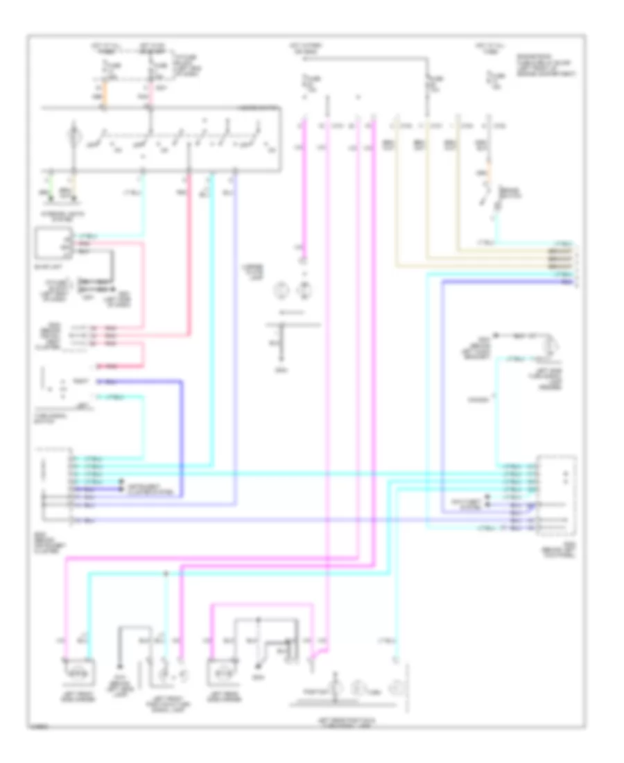 Exterior Lamps Wiring Diagram Wagon 1 of 2 for Suzuki Forenza EX 2005
