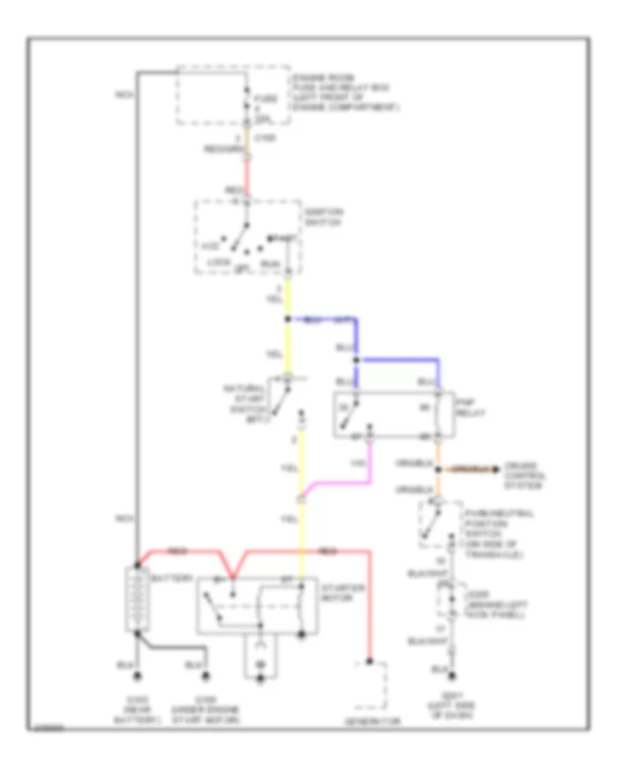 Starting Wiring Diagram for Suzuki Forenza EX 2005