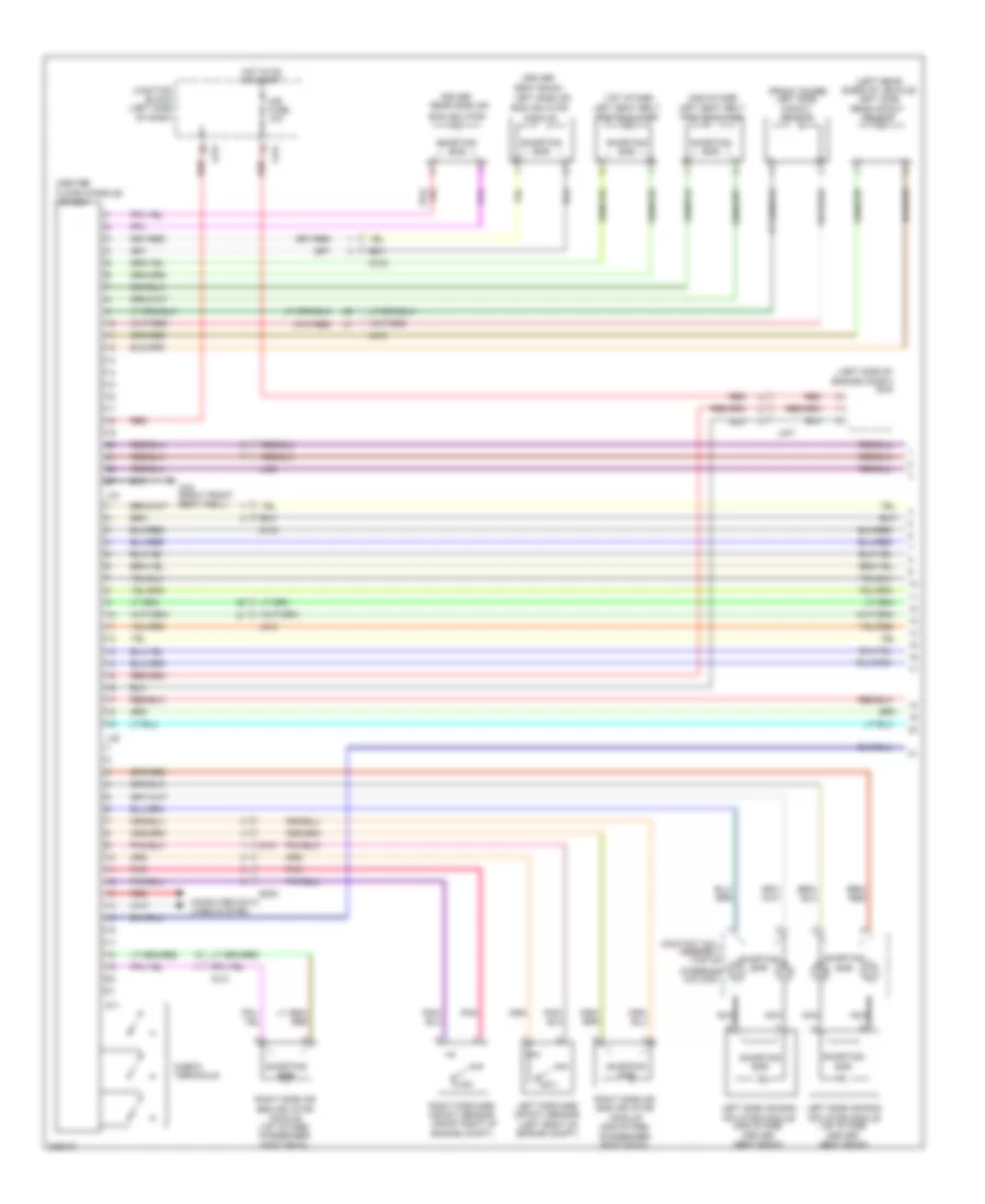 Supplemental Restraints Wiring Diagram 1 of 2 for Suzuki Kizashi GTS 2010