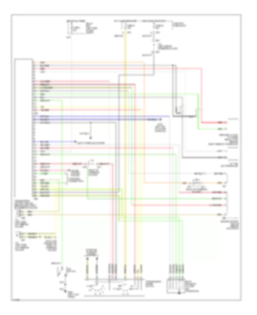 AT Wiring Diagram for Suzuki Esteem GLX+ 1999