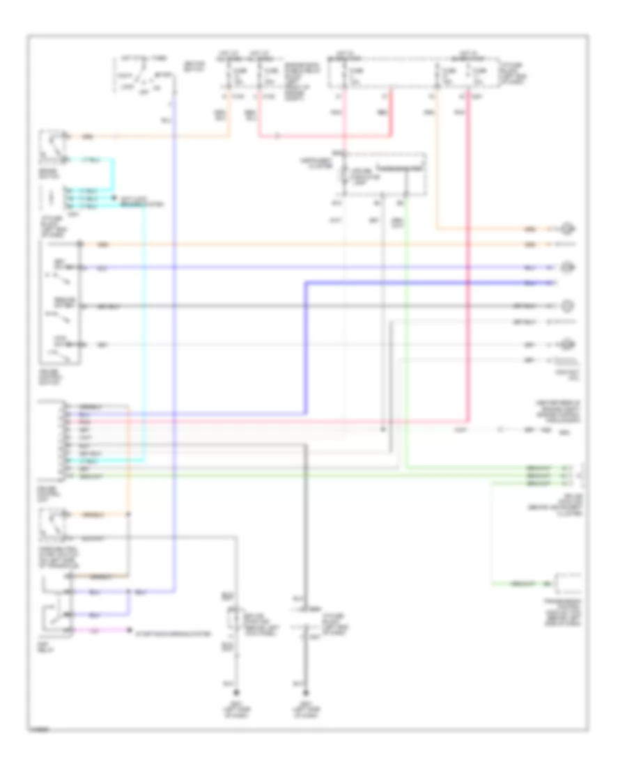 Cruise Control Wiring Diagram A T for Suzuki Forenza LX 2005