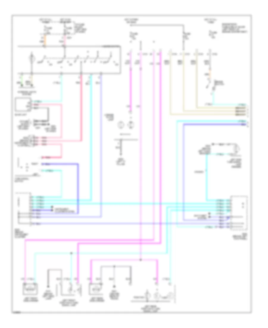 Exterior Lamps Wiring Diagram, Notchback (1 of 2) for Suzuki Forenza LX 2005