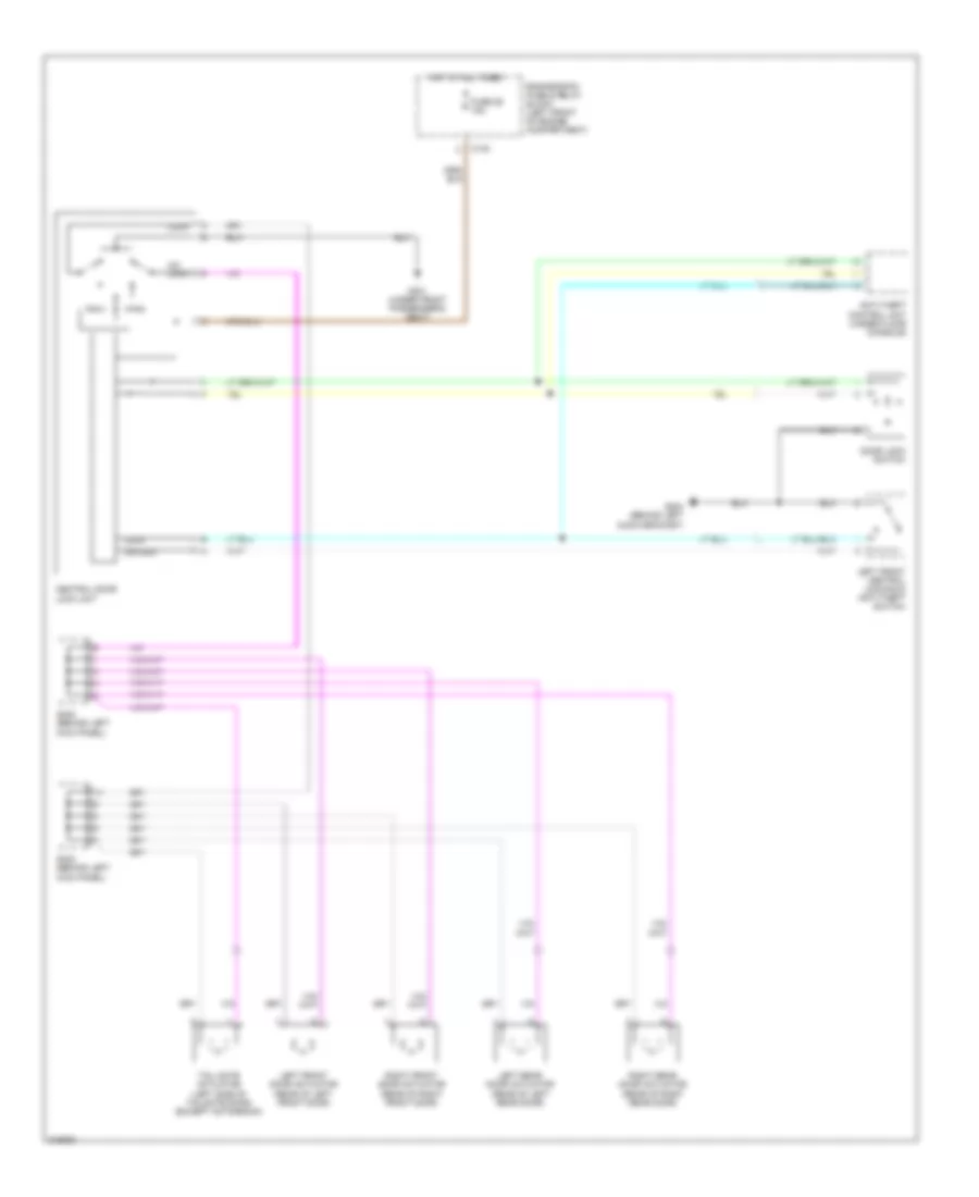 Power Door Locks Wiring Diagram for Suzuki Forenza LX 2005