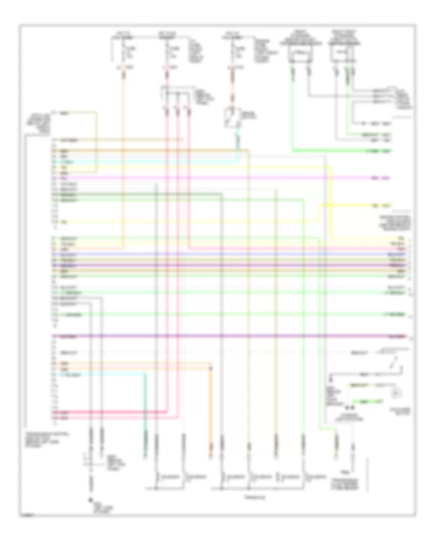 Transmission Wiring Diagram 1 of 2 for Suzuki Forenza LX 2005