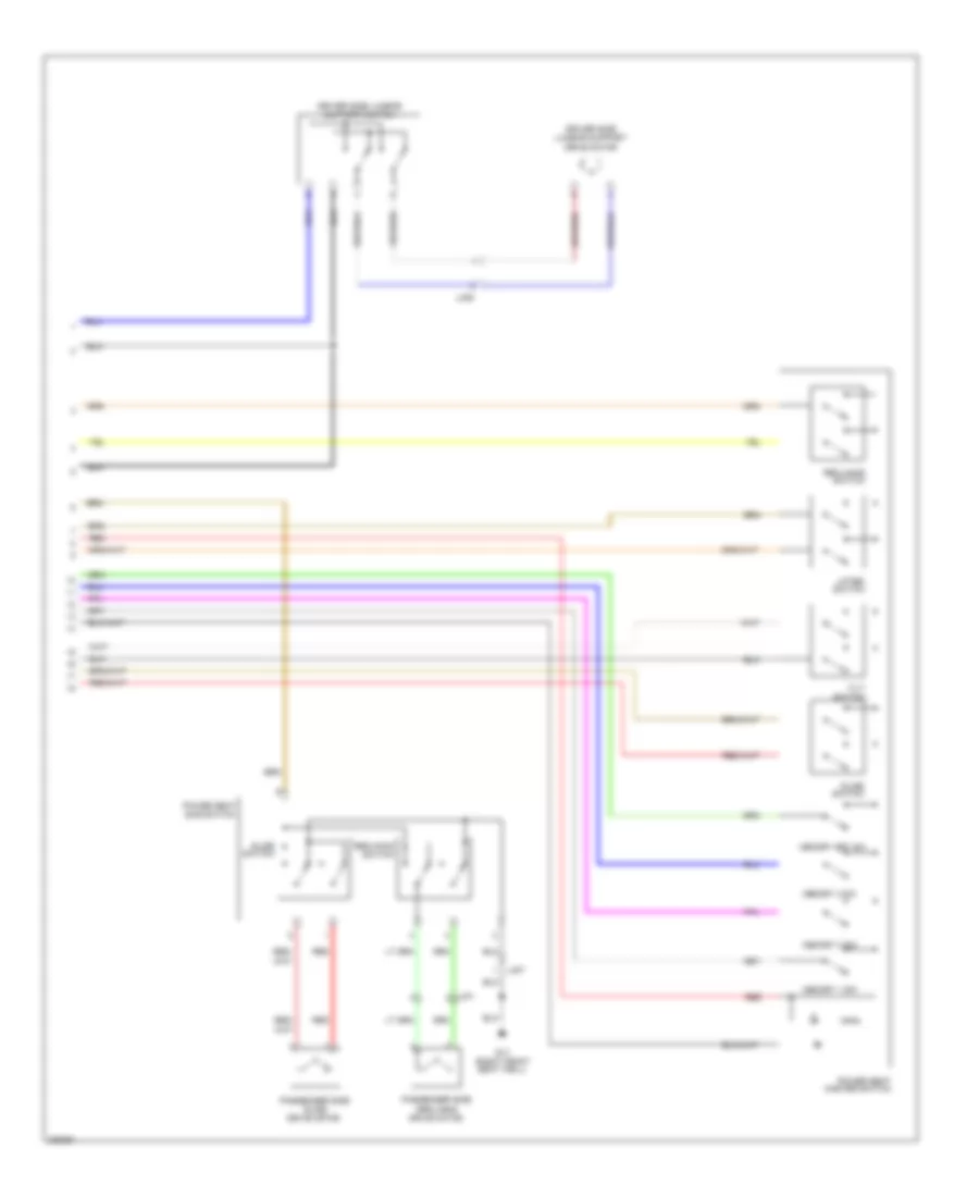 Memory Systems Wiring Diagram (2 of 2) for Suzuki Kizashi S 2010