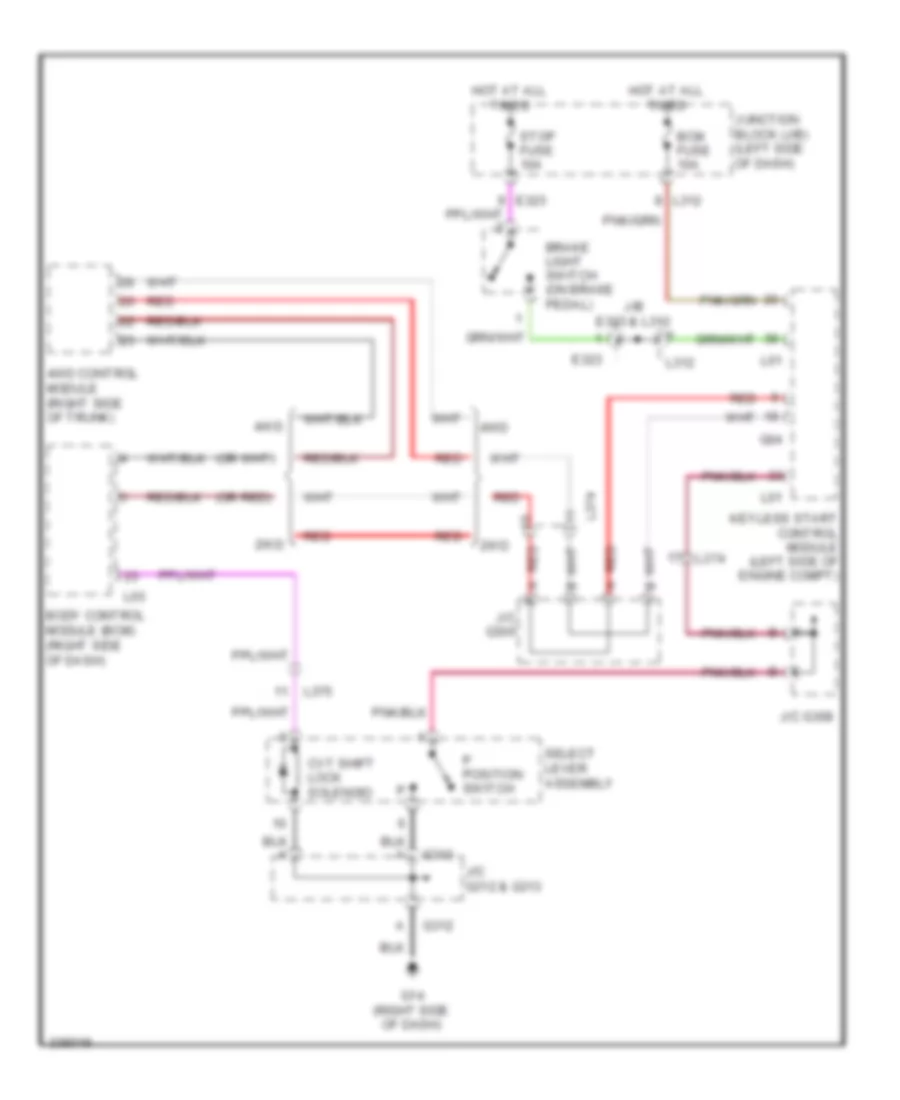 Shift Interlock Suzuki Kizashi S 10 System Wiring Diagrams 車の配線図
