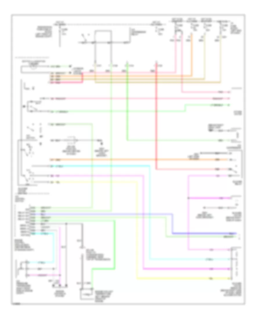 Manual A C Wiring Diagram 1 of 2 for Suzuki Forenza S 2005