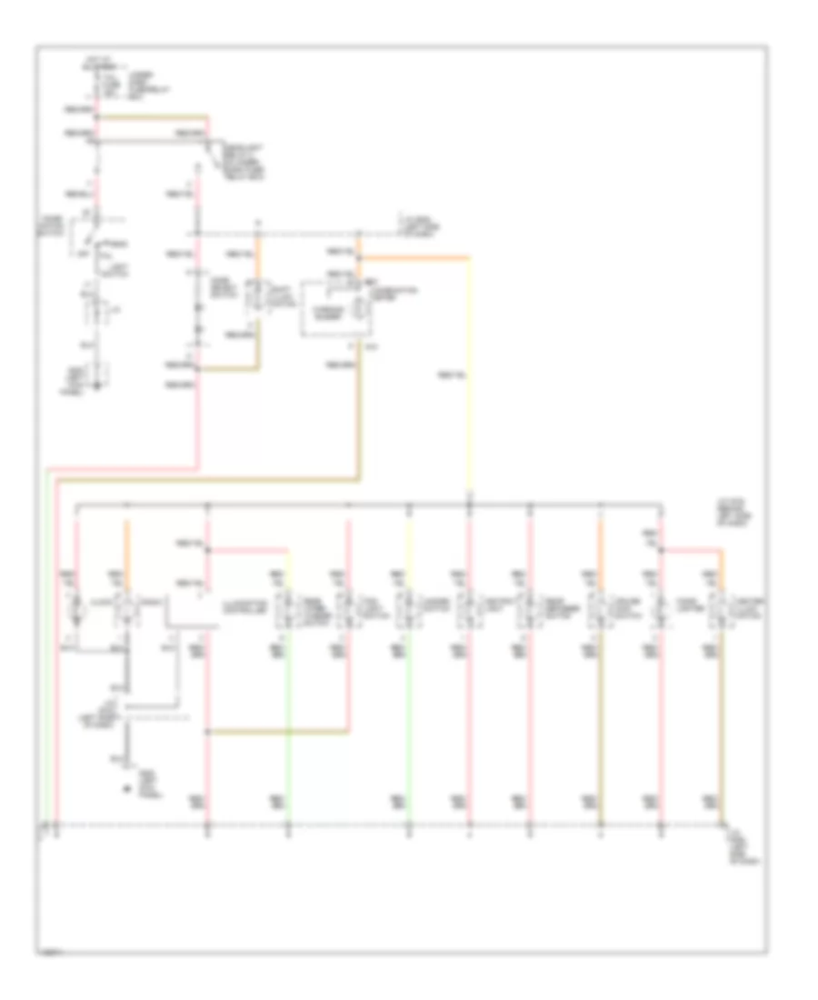 Instrument Illumination Wiring Diagram for Suzuki Grand Vitara JLX 1999