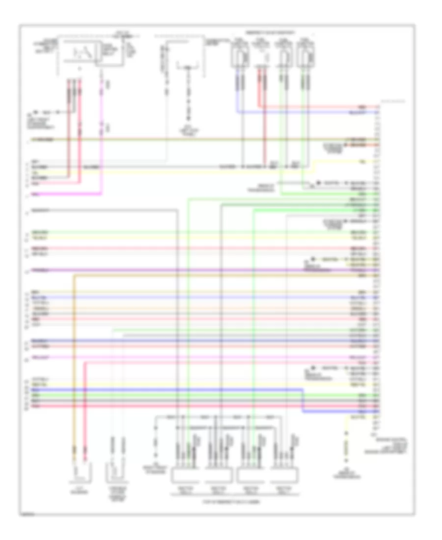 2.4L, Engine Performance Wiring Diagram (3 of 3) for Suzuki Kizashi SLS 2010