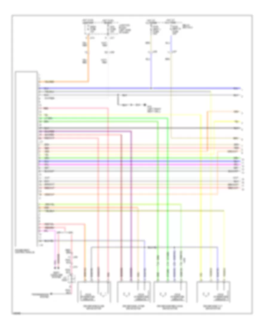 Memory Systems Wiring Diagram 1 of 2 for Suzuki Kizashi SLS 2010