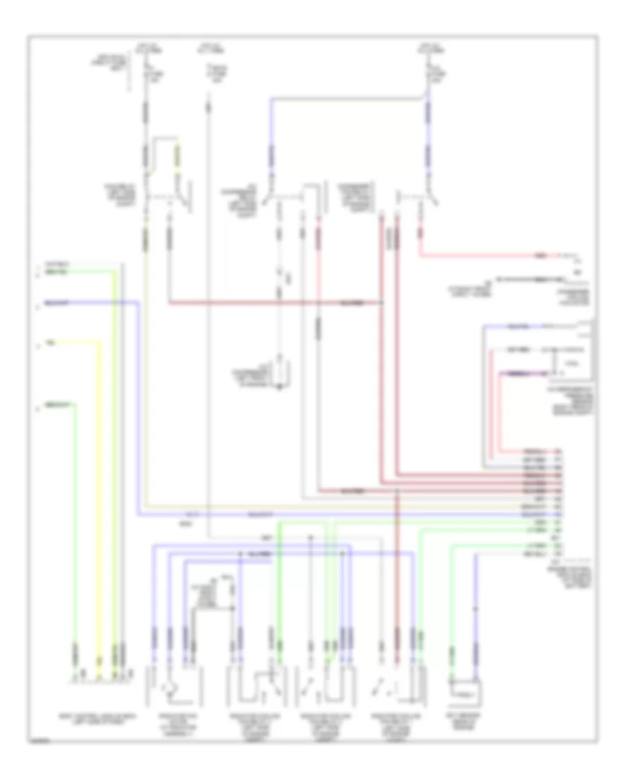 Automatic AC Wiring Diagram (2 of 2) for Suzuki SX4 2010