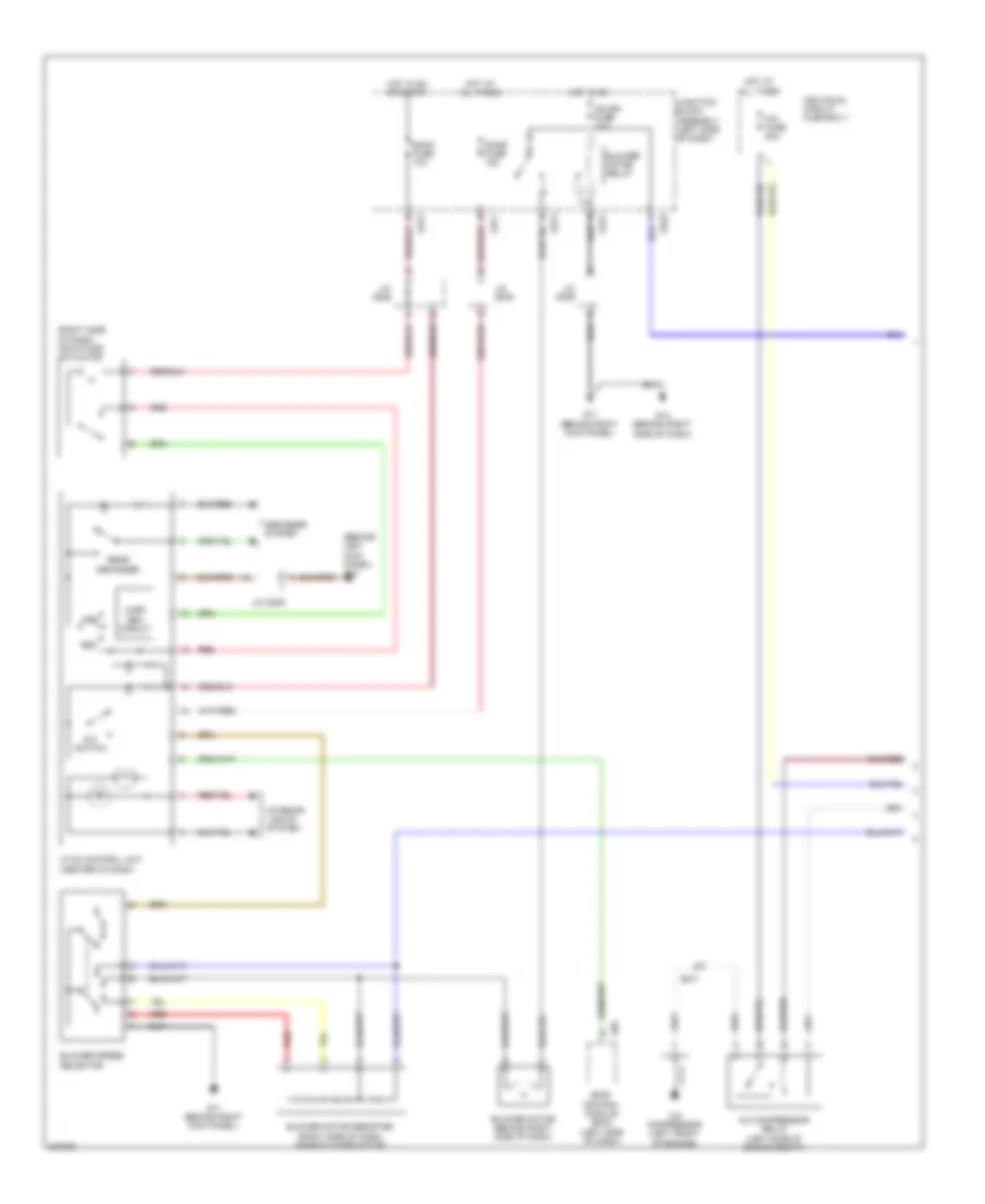 Manual AC Wiring Diagram (1 of 2) for Suzuki SX4 2010