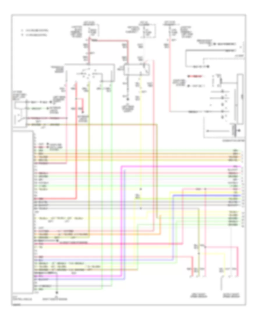 AT Wiring Diagram (1 of 2) for Suzuki SX4 Crossover 2010