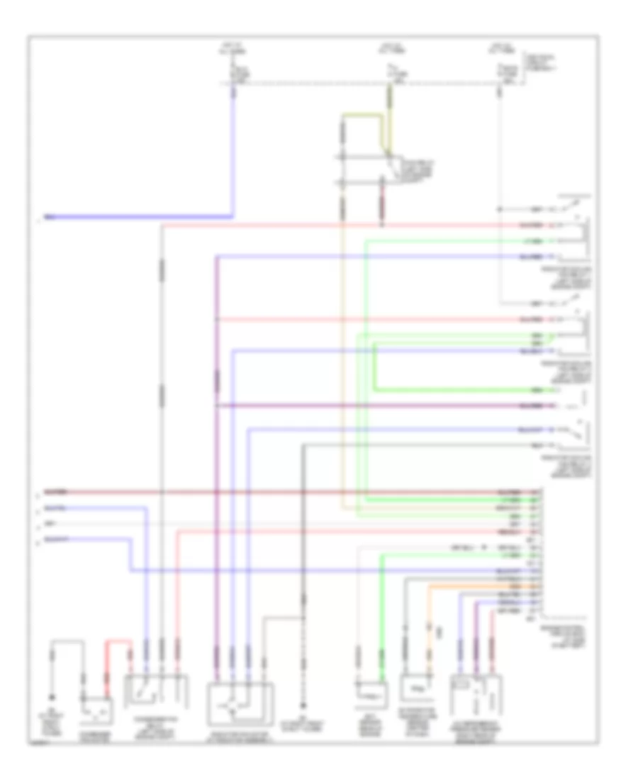 Manual A C Wiring Diagram 2 of 2 for Suzuki SX4 LE 2010