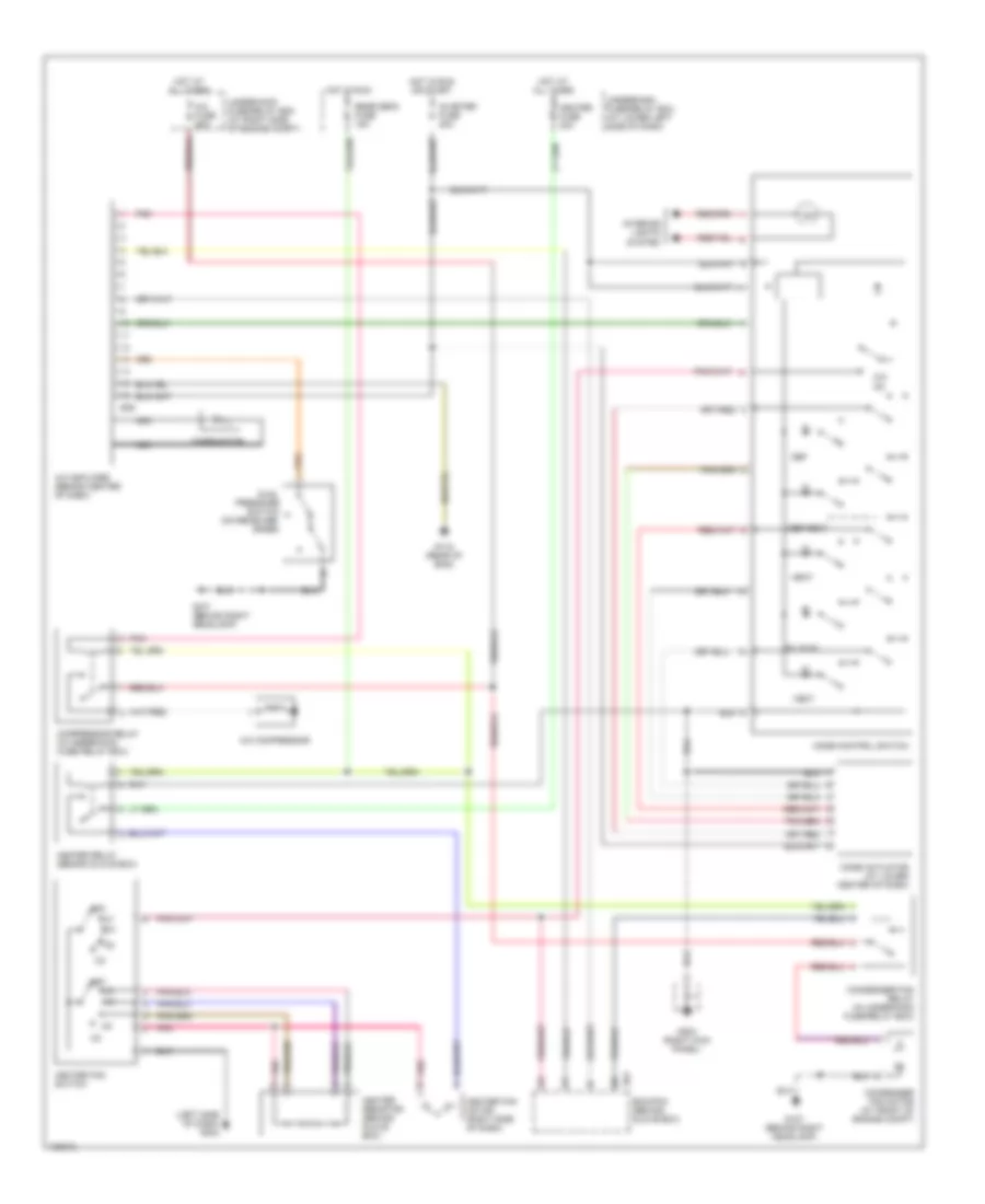 Manual A C Wiring Diagram for Suzuki Vitara JS 1999