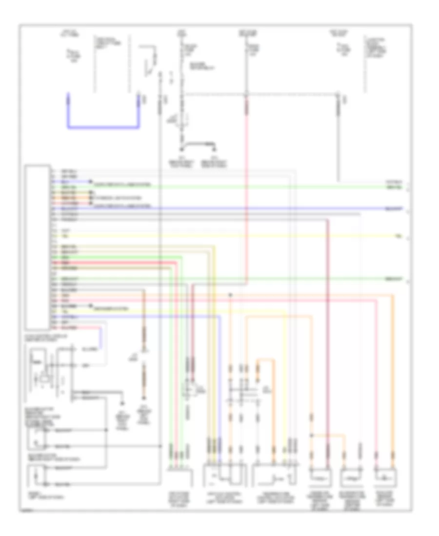 Automatic AC Wiring Diagram (1 of 2) for Suzuki SX4 Sport GTS 2010
