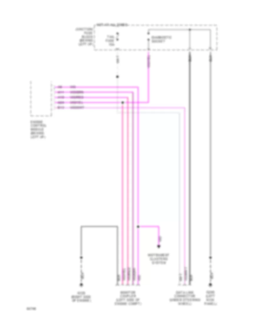 Data Link Connector Wiring Diagram for Suzuki Swift GA 1993