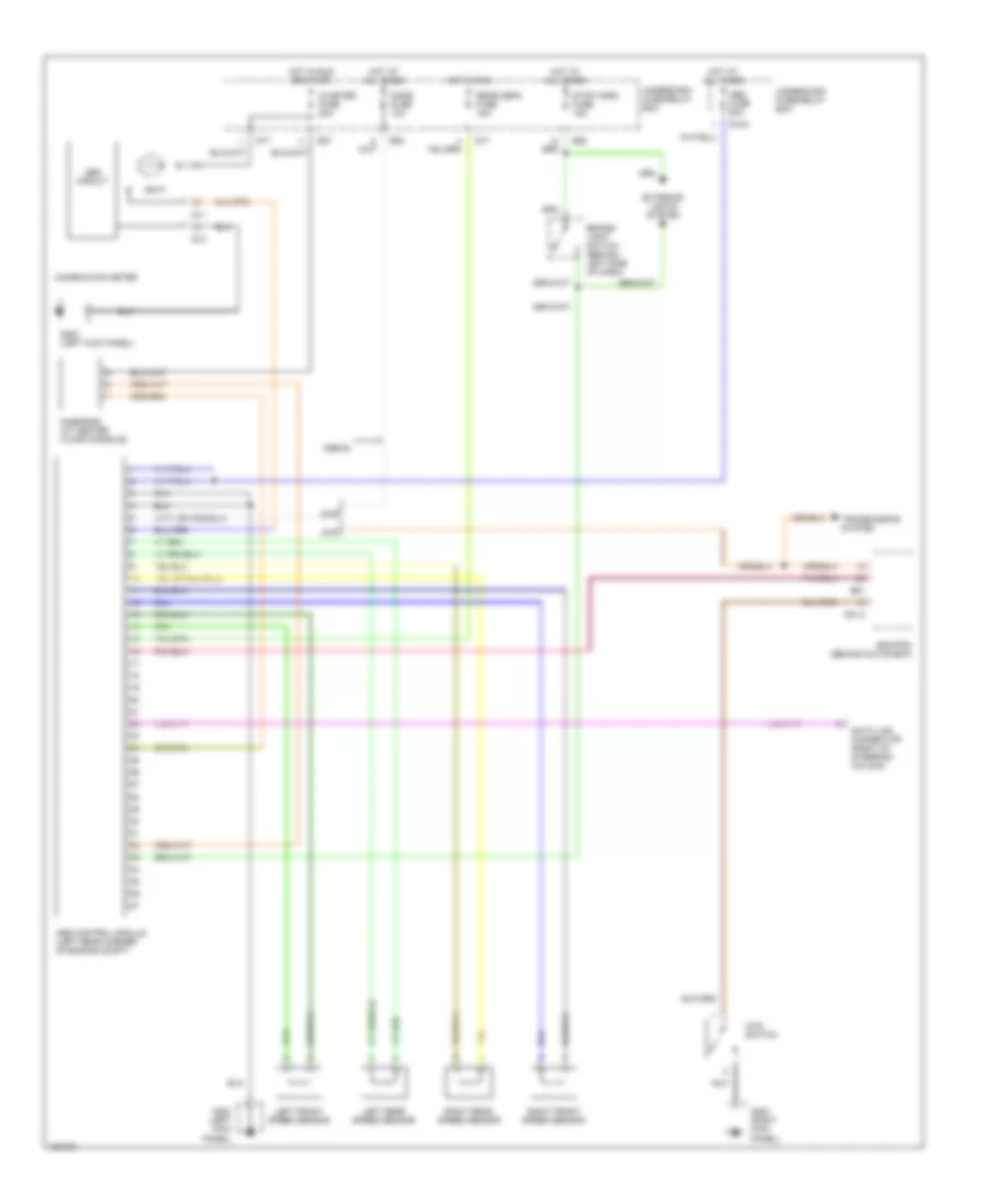 Anti-lock Brake Wiring Diagrams for Suzuki Vitara JS+ 1999
