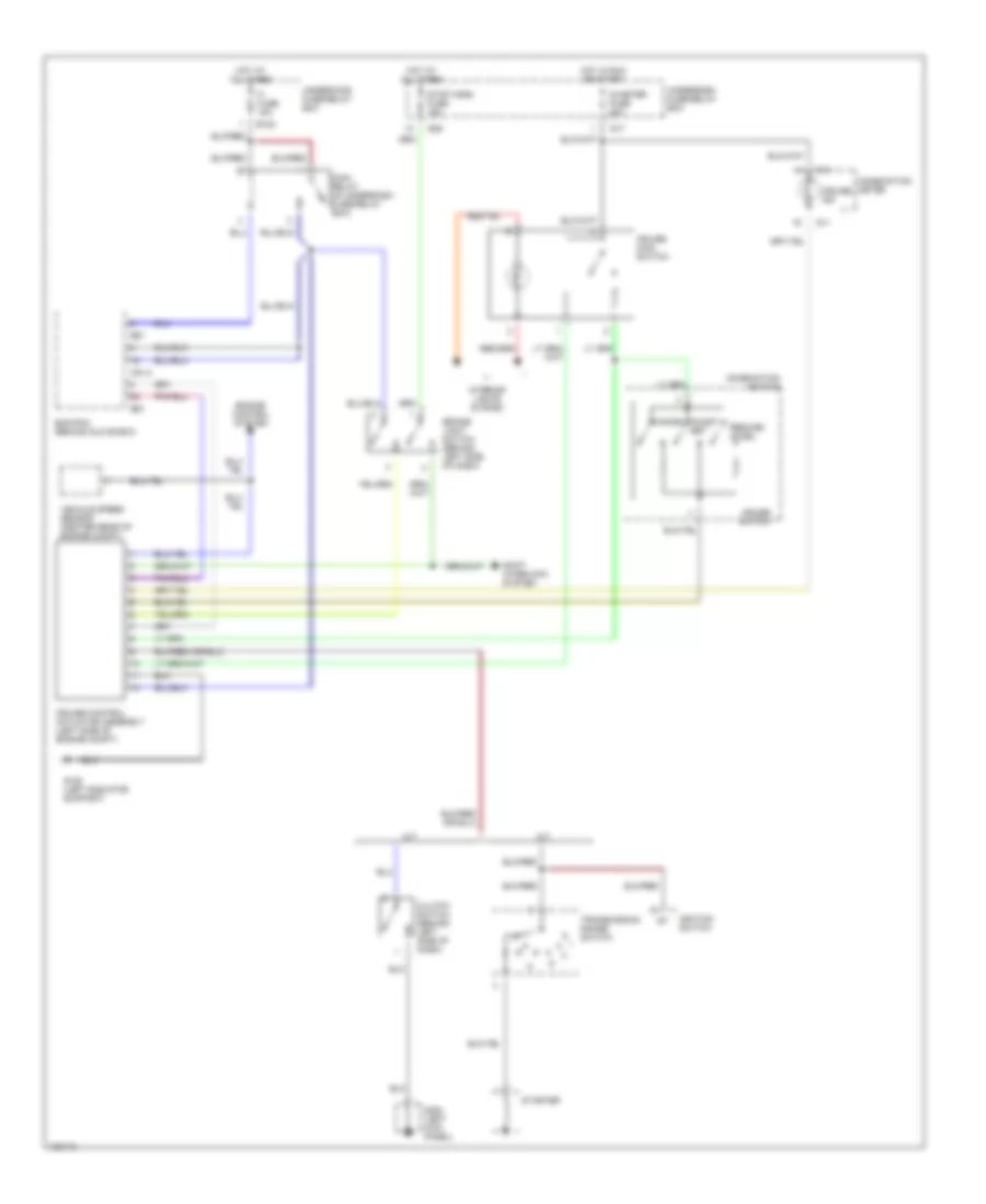 Cruise Control Wiring Diagram for Suzuki Vitara JS+ 1999