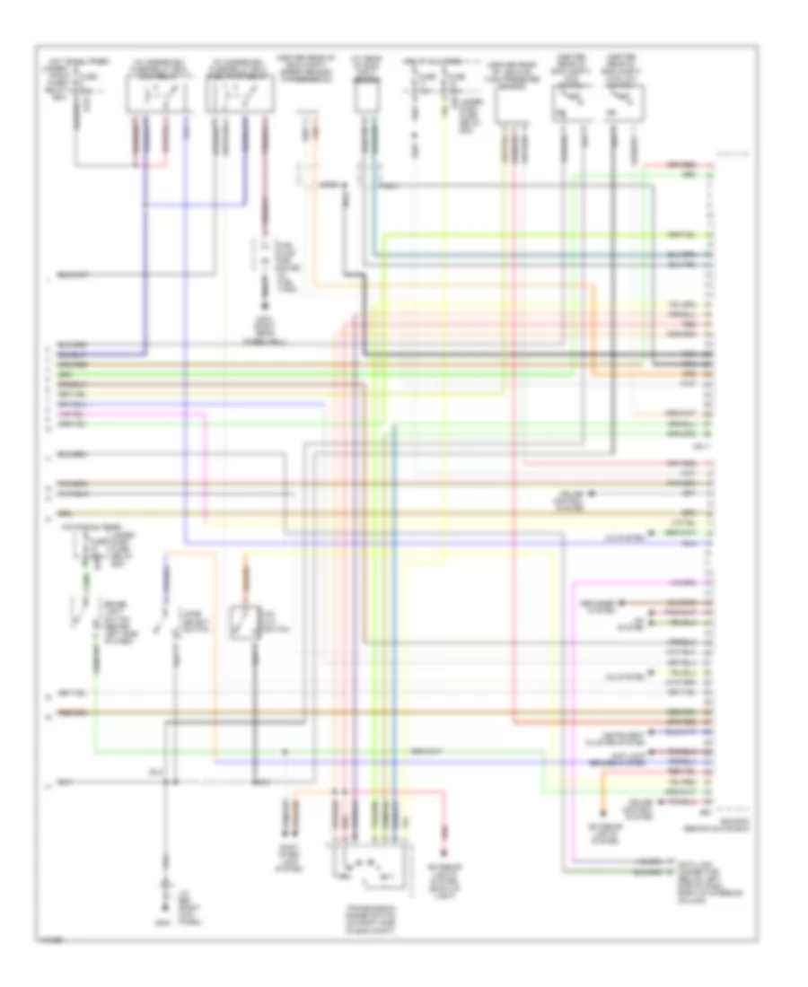 1.6L, Engine Performance Wiring Diagrams (3 of 3) for Suzuki Vitara JS+ 1999