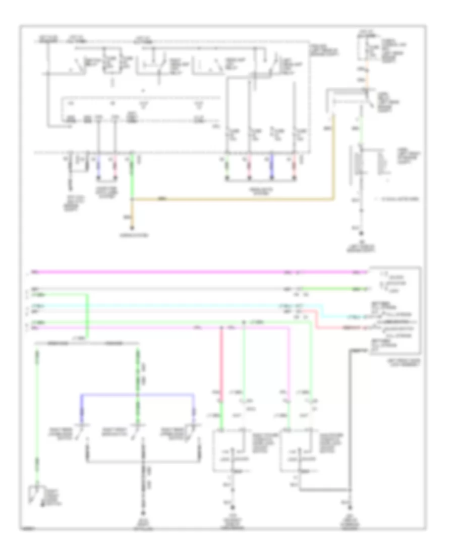 Forced Entry Wiring Diagram (2 of 2) for Suzuki Equator 2011