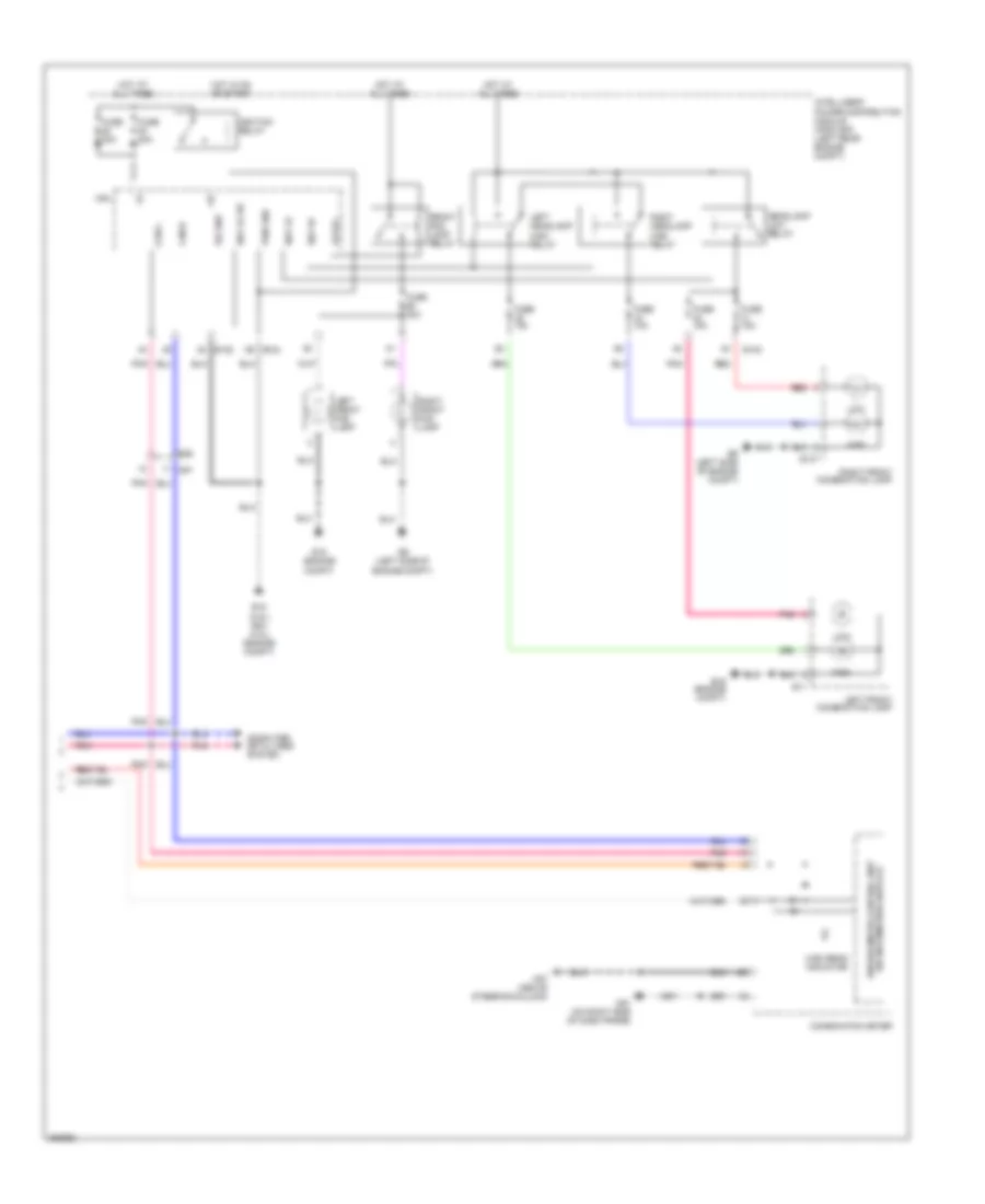 Headlights Wiring Diagram, without DRL (2 of 2) for Suzuki Equator 2011