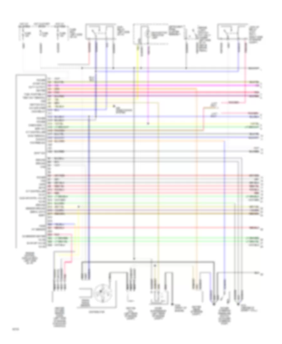 1 6L PFI Engine Performance Wiring Diagrams 1 of 2 for Suzuki Sidekick JS 1994