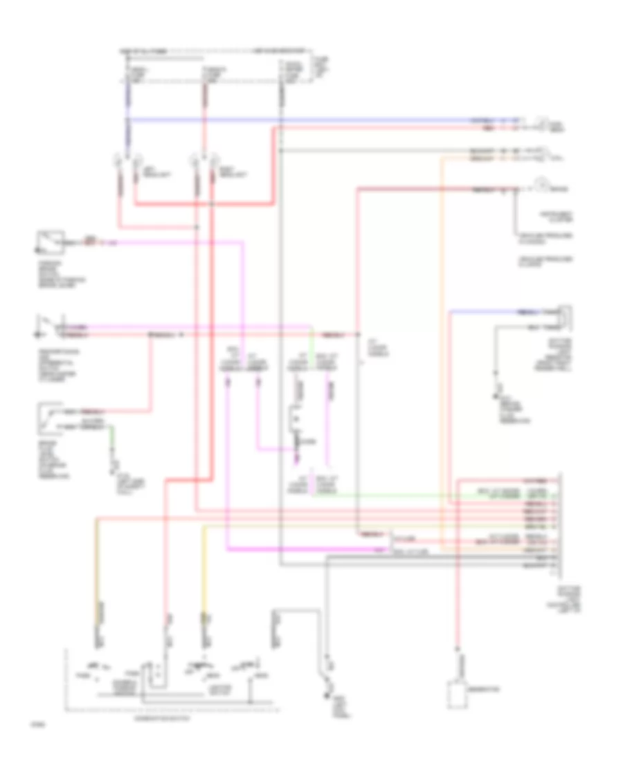 Headlight Wiring Diagram with DRL for Suzuki Sidekick JS 1994