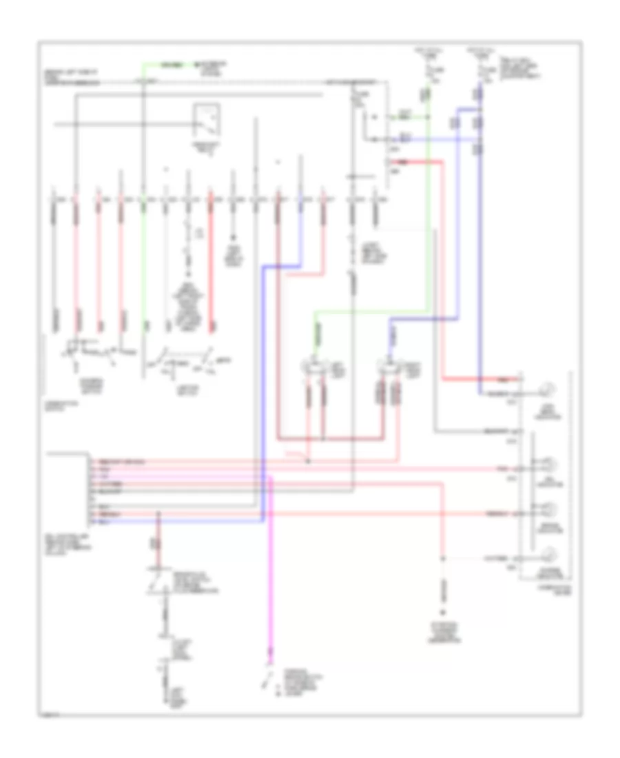 Headlight Wiring Diagram for Suzuki Esteem GLX+ 2000