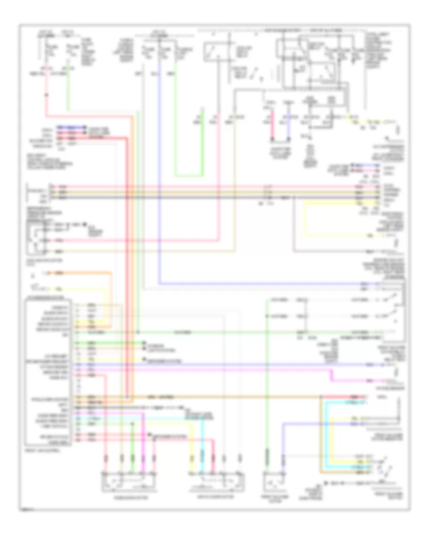 Manual AC Wiring Diagram, without VBC for Suzuki Equator Sport 2011