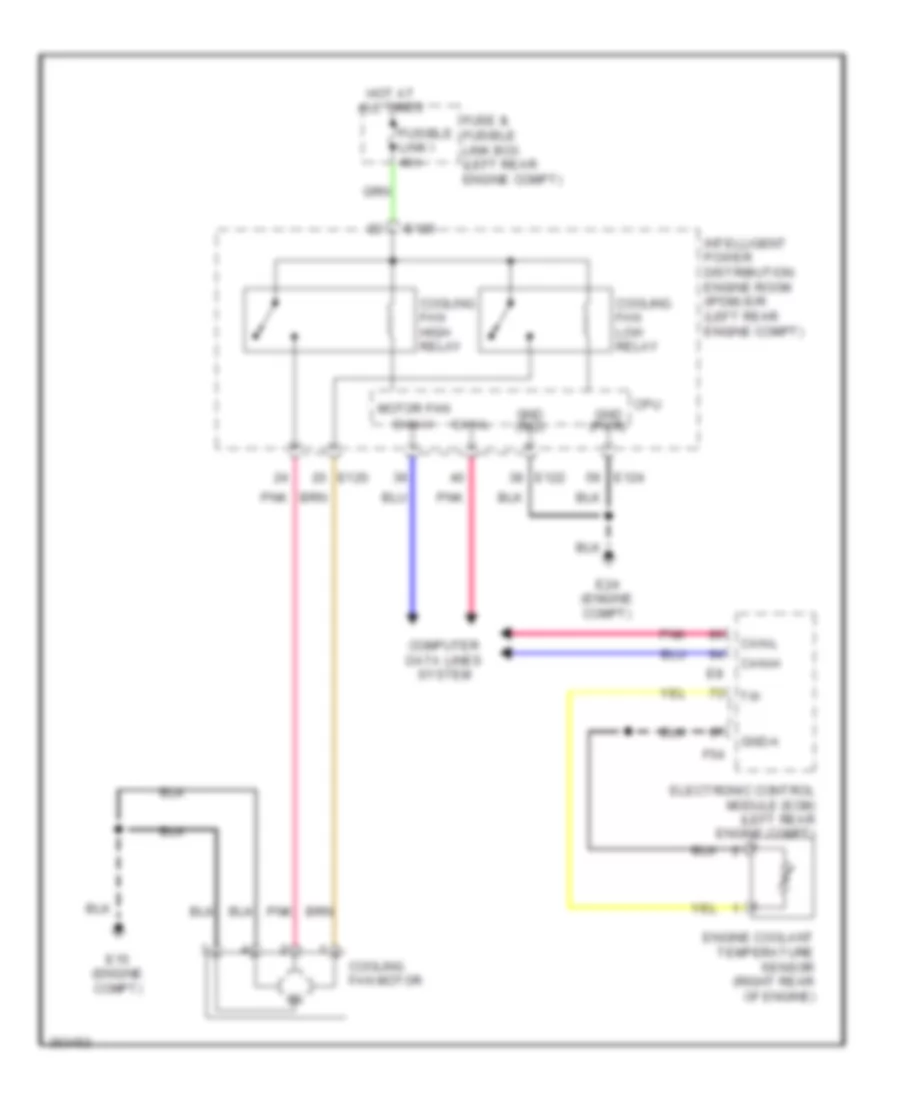 Cooling Fan Wiring Diagram for Suzuki Equator Sport 2011