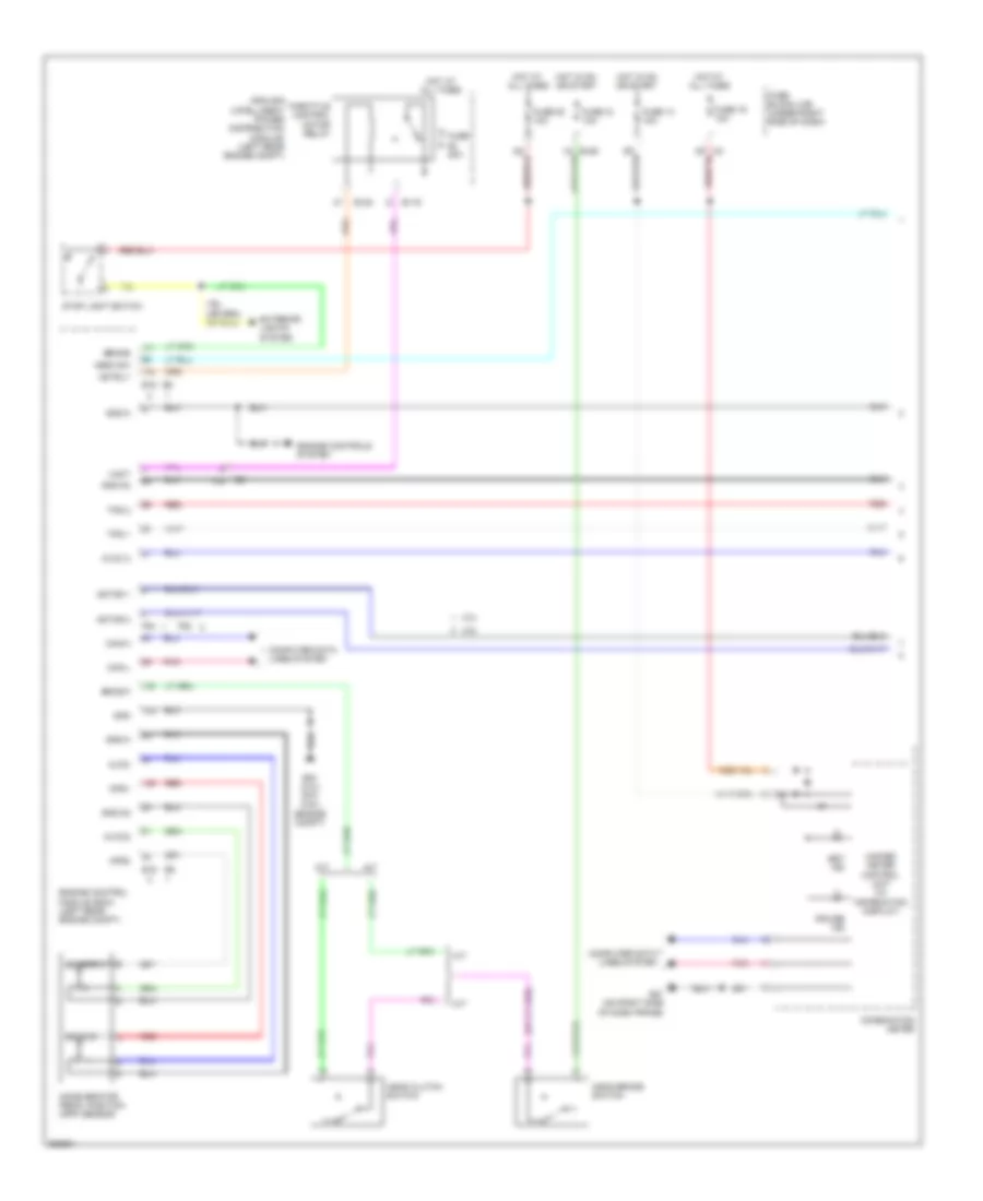 Cruise Control Wiring Diagram 1 of 2 for Suzuki Equator Sport 2011