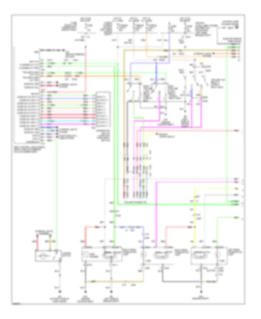 Exterior Lamps Wiring Diagram 1 of 2 for Suzuki Equator Sport 2011