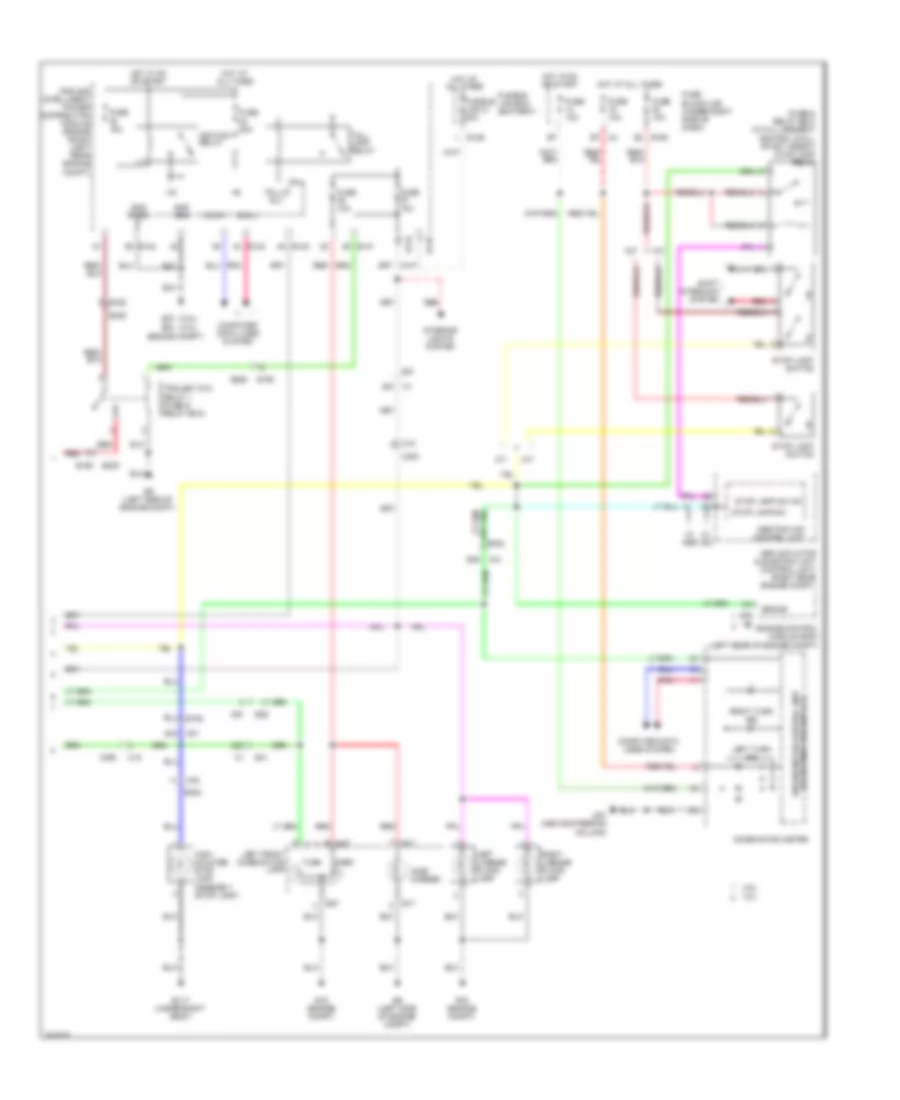 Exterior Lamps Wiring Diagram 2 of 2 for Suzuki Equator Sport 2011