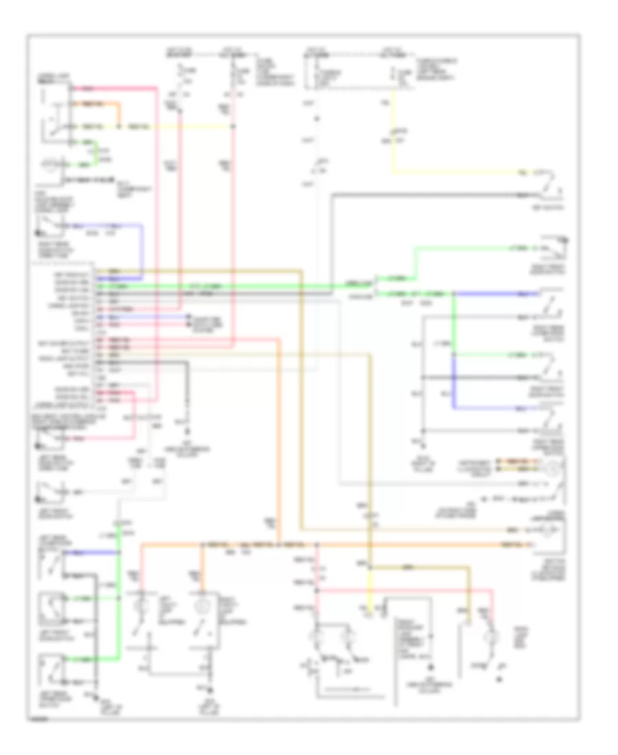 Courtesy Lamps Wiring Diagram with Power Door Locks for Suzuki Equator Sport 2011