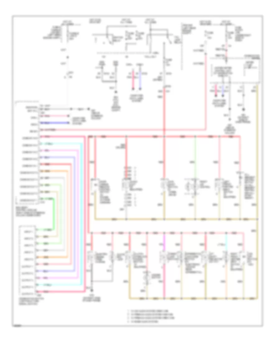 Instrument Illumination Wiring Diagram for Suzuki Equator Sport 2011