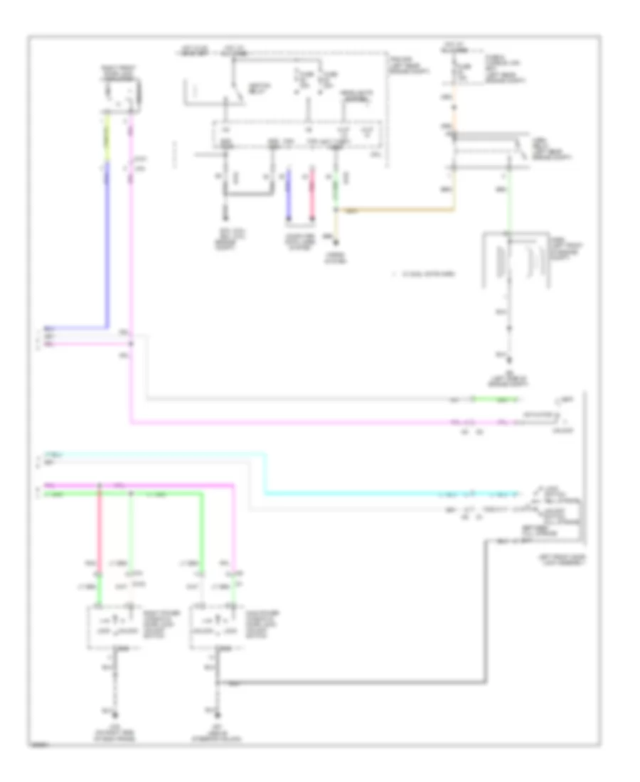 Door Lock  Keyless Entry Wiring Diagram King Cab 2 of 2 for Suzuki Equator Sport 2011