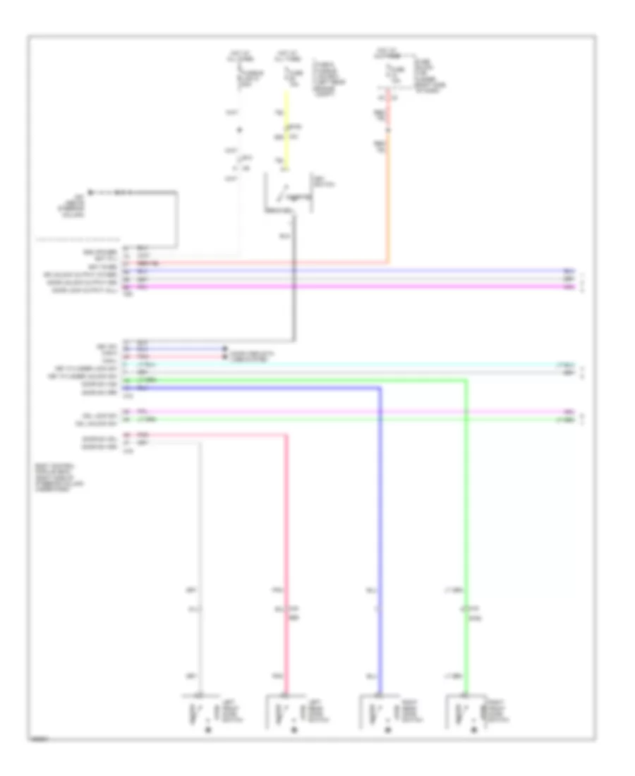 Door Lock Wiring Diagram Crew Cab 1 of 2 for Suzuki Equator Sport 2011