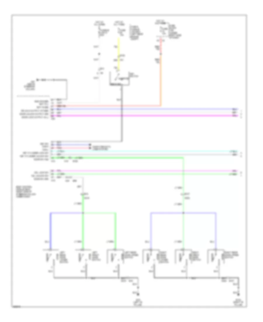 Door Lock Wiring Diagram King Cab 1 of 2 for Suzuki Equator Sport 2011