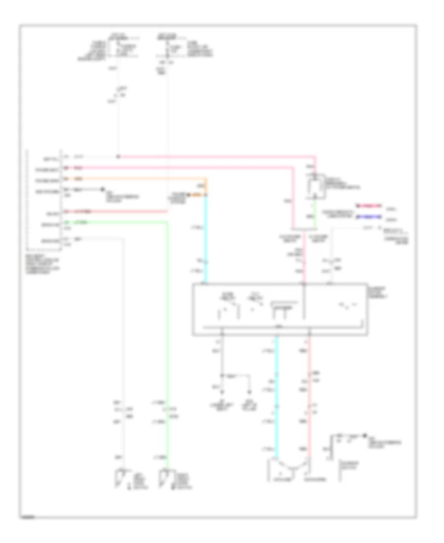 Power TopSunroof Wiring Diagram for Suzuki Equator Sport 2011