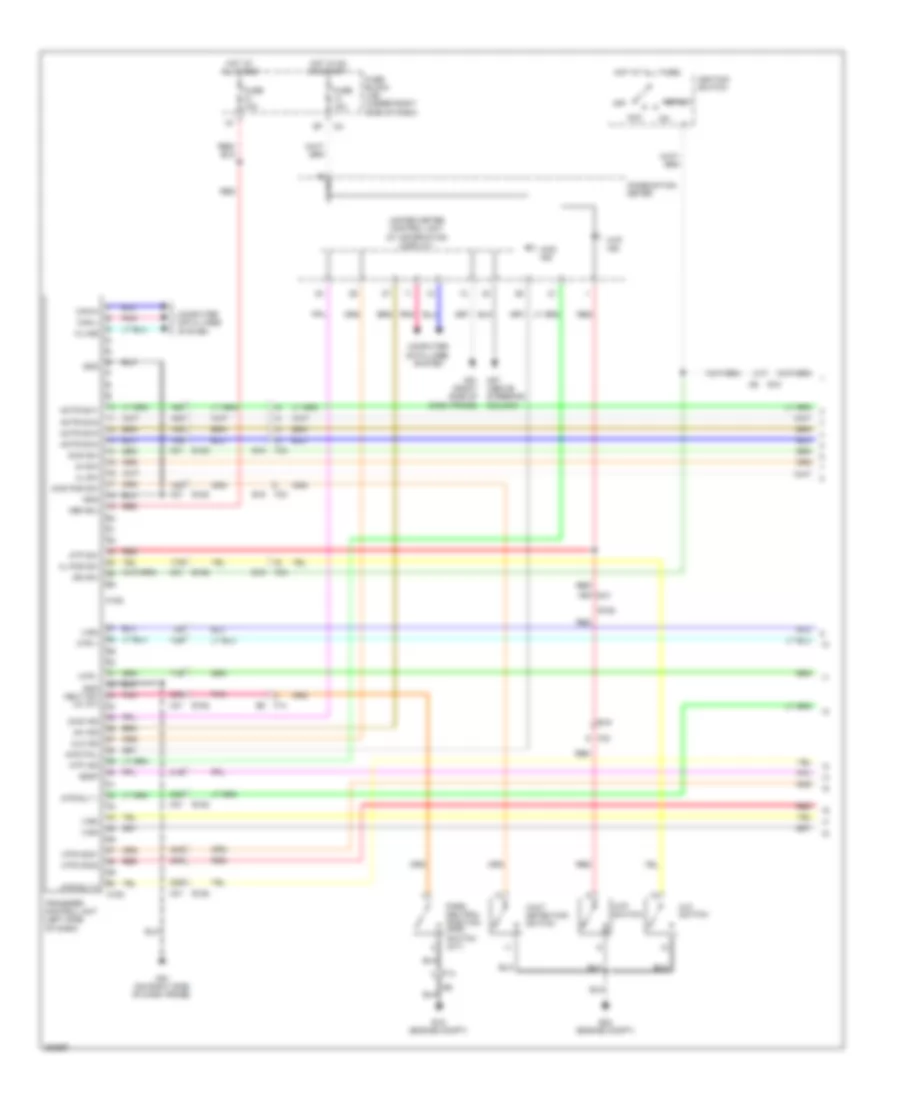 4WD Wiring Diagram 1 of 2 for Suzuki Equator Sport 2011