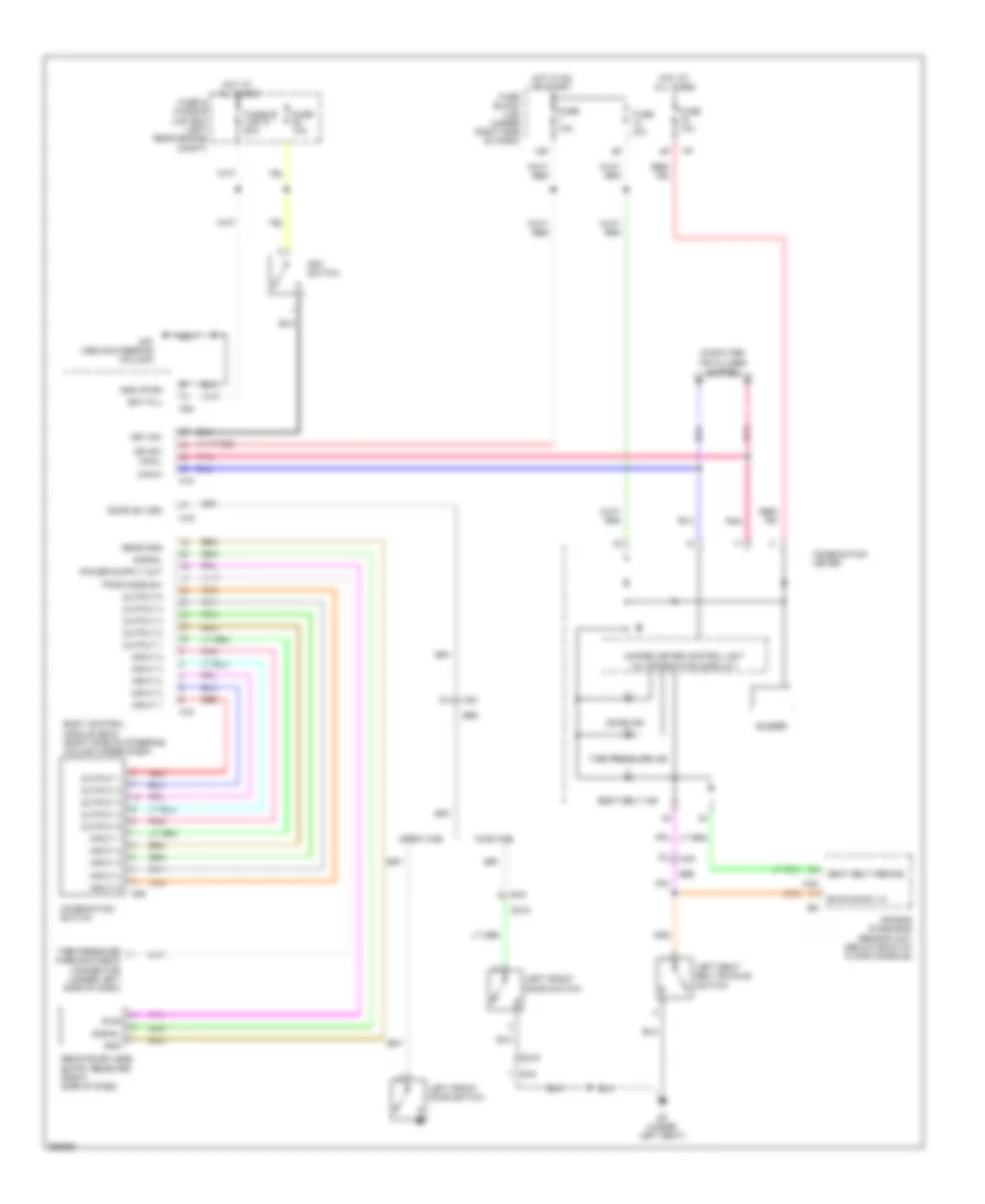 Warning Systems Wiring Diagram for Suzuki Equator Sport 2011