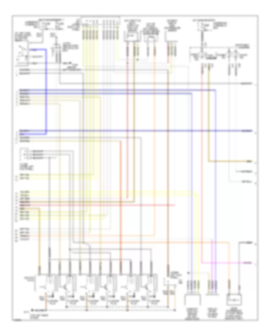 2.5L, Engine Performance Wiring Diagrams (2 of 3) for Suzuki Grand Vitara JLS+ 2000