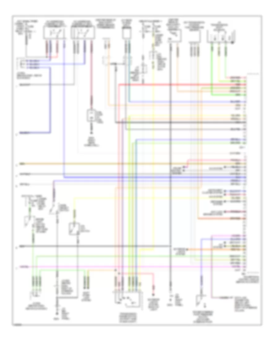 2.5L, Engine Performance Wiring Diagrams (3 of 3) for Suzuki Grand Vitara JLS+ 2000