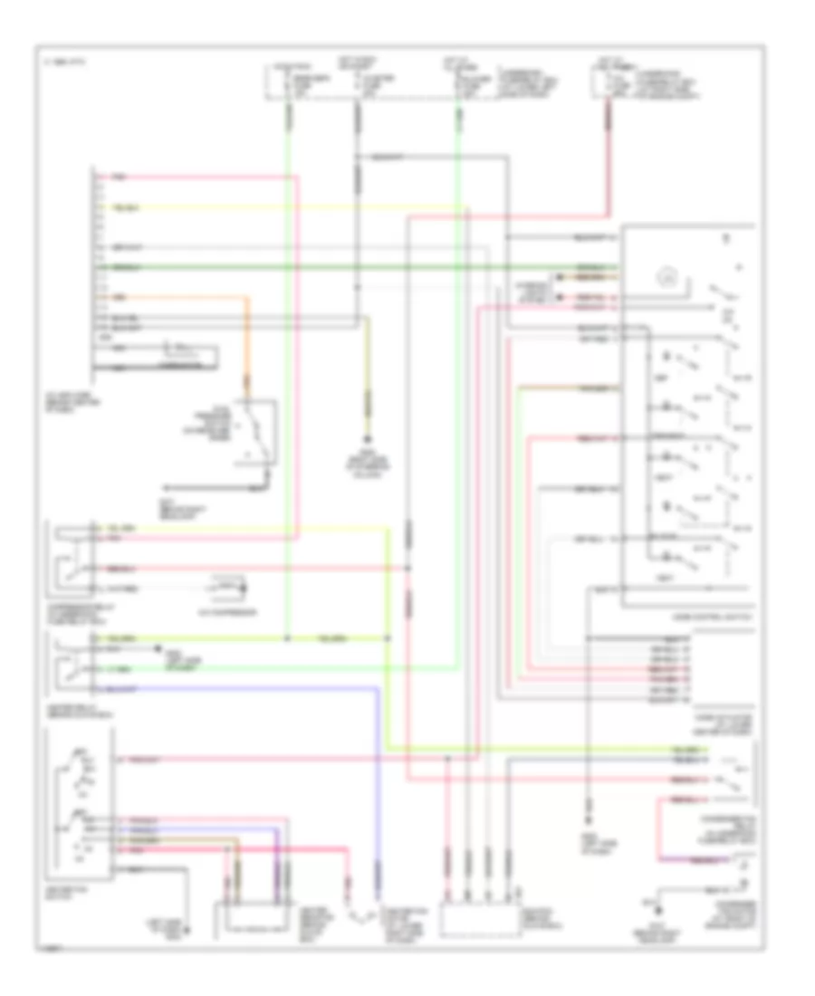 Manual AC Wiring Diagram for Suzuki Grand Vitara JLX 2000