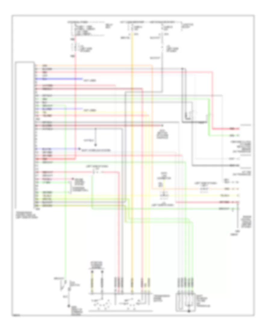 Transmission Wiring Diagram for Suzuki Esteem GL 1995