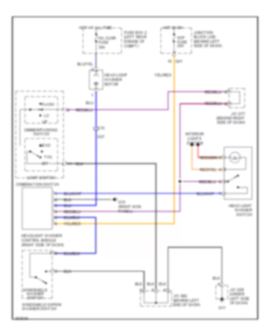 схема шайбы фары для Suzuki Grand Vitara Premium 2011