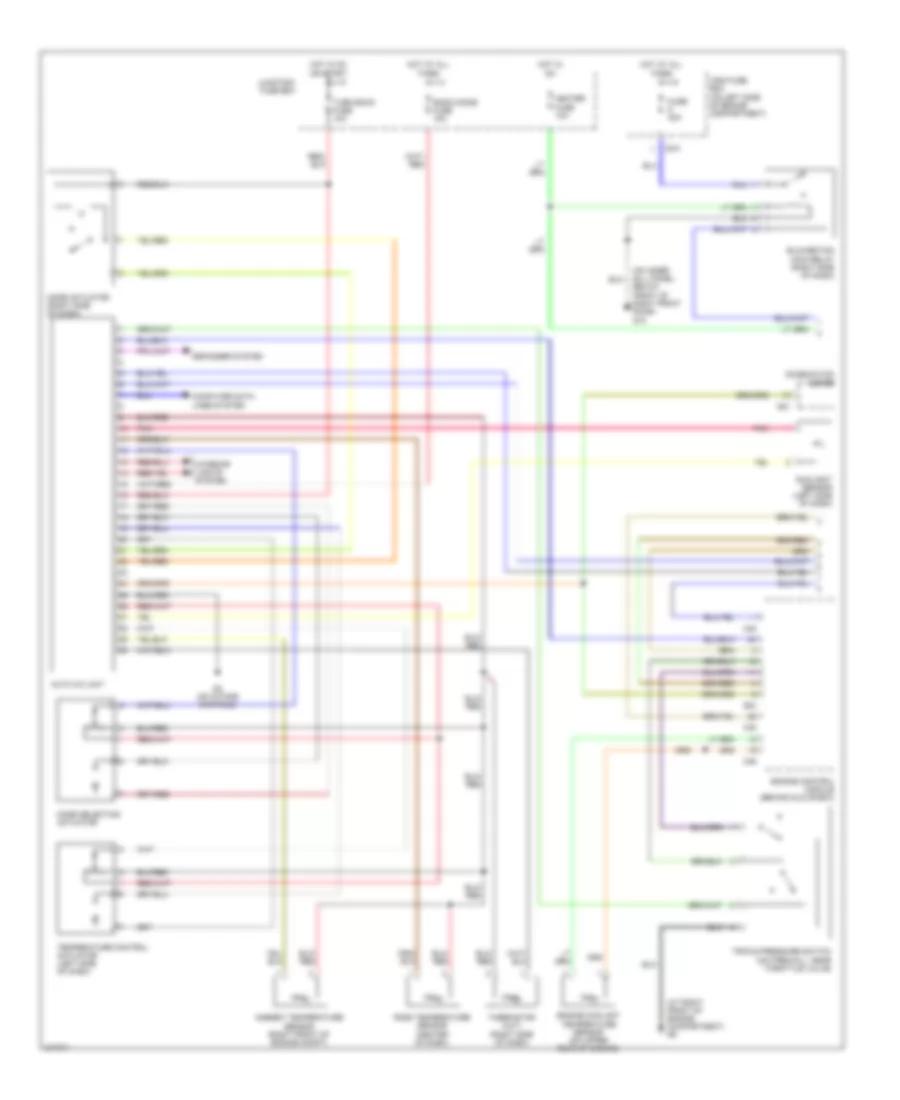 Automatic A C Wiring Diagram 1 of 2 for Suzuki Aerio SX Premium 2006