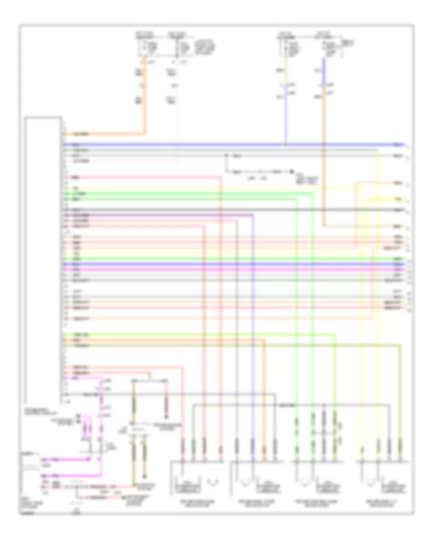 Memory Systems Wiring Diagram 1 of 2 for Suzuki Kizashi S 2011